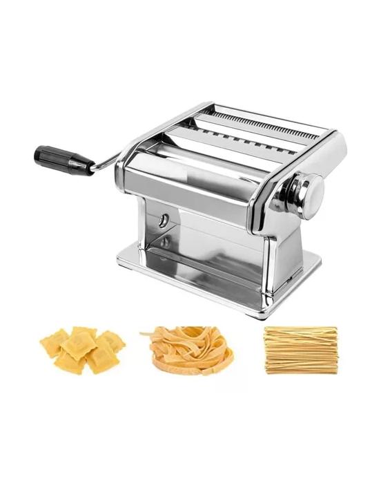 MAQUINA DE PASTA Y TALLARINES ACERO INOXIDABLE GRIS - 7