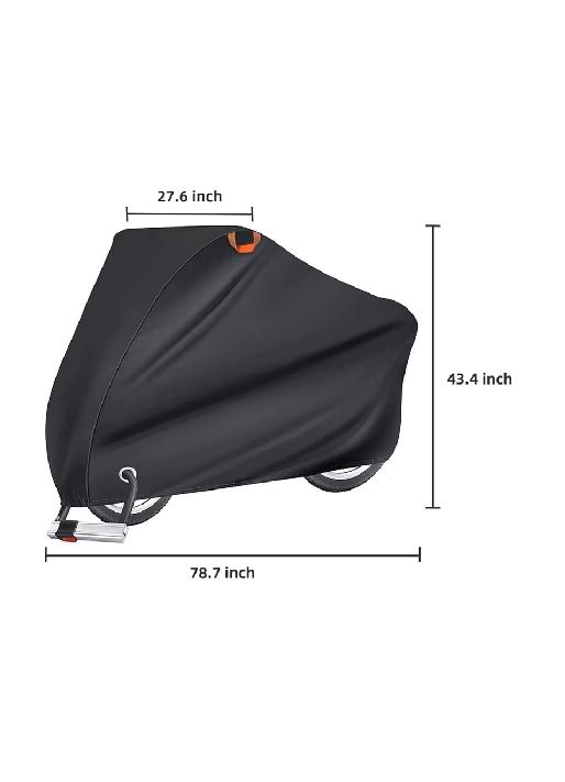 CARPA COBERTOR FUNDA PARA BICICLETA IMPERMEABLE 110X200 CM - 2