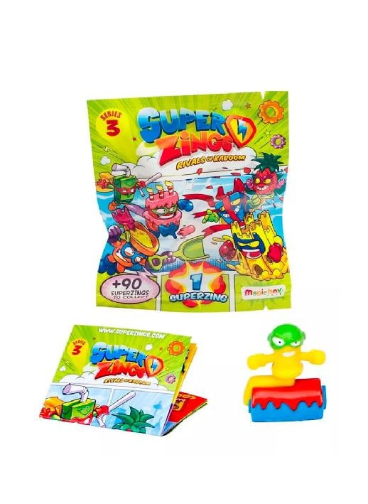 SUPERZINGS PACK CAJA FIGURAS COLECCIONABLES SERIE VERDE - 3