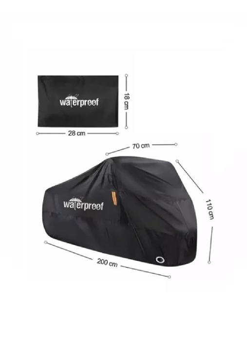 COBERTOR FUNDA CUBRE BICICLETA IMPERMEABLE PROTECTOR 110X200 - 4