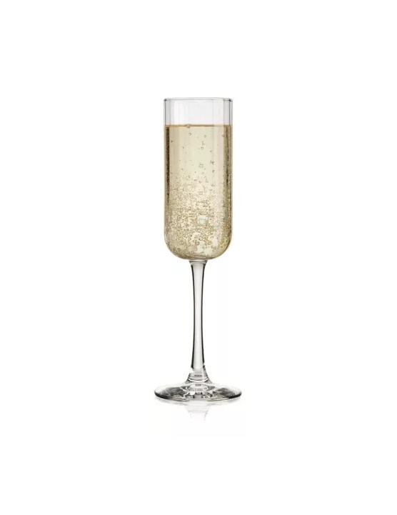 SET 4 COPAS ESPUMANTE FLAUTA 221ML LIBBEY AGUA - 2