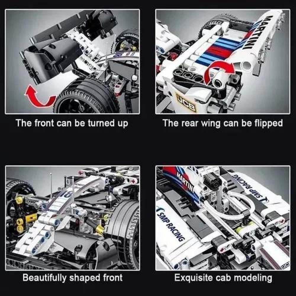 FÓRMULA 1 F1 BLOQUES DE CONSTRUCCIÓN BLANCOS - 4