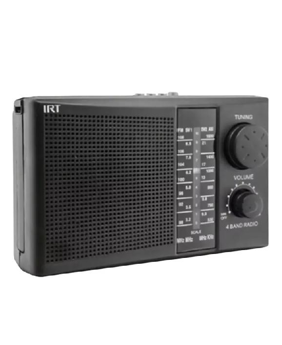 RADIO PORTÁTIL IRT RECARGABLE FM/AM, USB, MP3, SD, 220V - 2