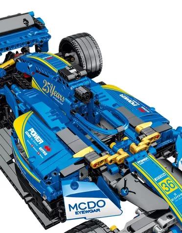 FÓRMULA 1 F1 BLOQUES DE CONSTRUCCIÓN AZULES - 6