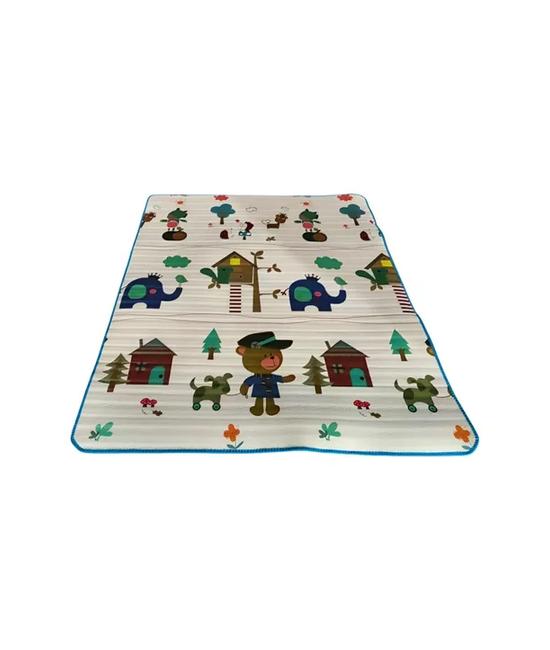 CORRAL Y GIMNASIO PARA NIÑOS CON ALFOMBRA Y JUEGOS, ASTRO, GRIS - 2