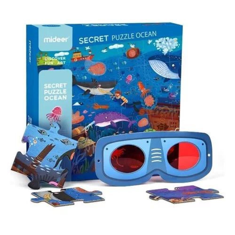 PUZZLE 'EL OCÉANO SECRETO', MIDEER, ROMPECABEZAS, COLOR AZUL - 1