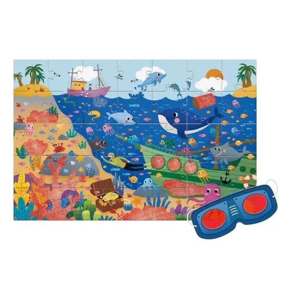 PUZZLE 'EL OCÉANO SECRETO', MIDEER, ROMPECABEZAS, COLOR AZUL - 2
