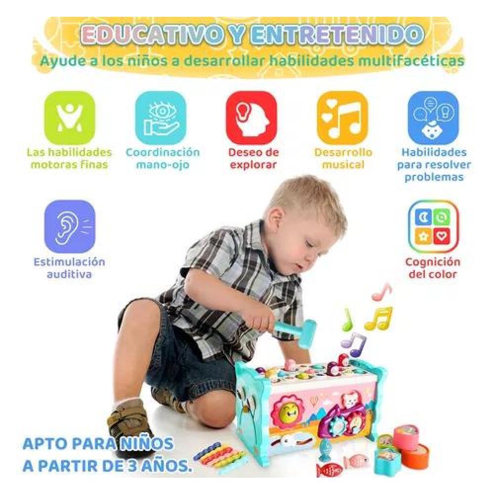 JUGUETES DIDÁCTICOS MONTESSORI EDUCATIVOS 8 EN 1 MULTICOLOR - 3