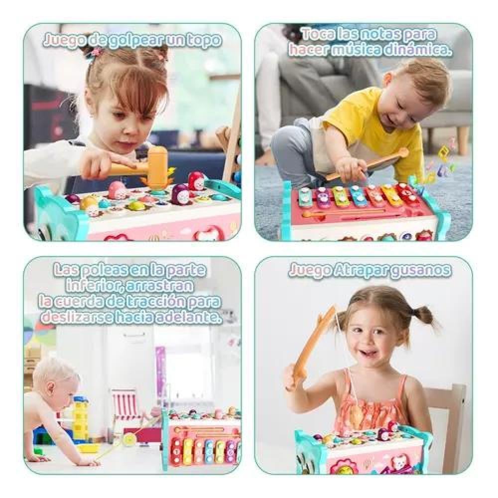 JUGUETES DIDÁCTICOS MONTESSORI EDUCATIVOS 8 EN 1 MULTICOLOR - 5