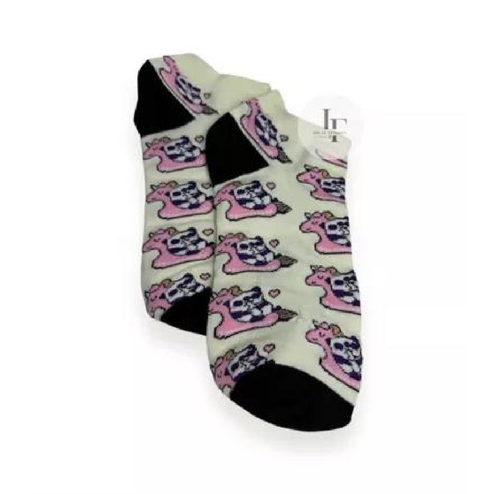PACK DE 12 CALCETINES PARA MUJER, ALGODÓN, CON DISEÑOS DIVERTIDOS, MULTICOLOR - 4