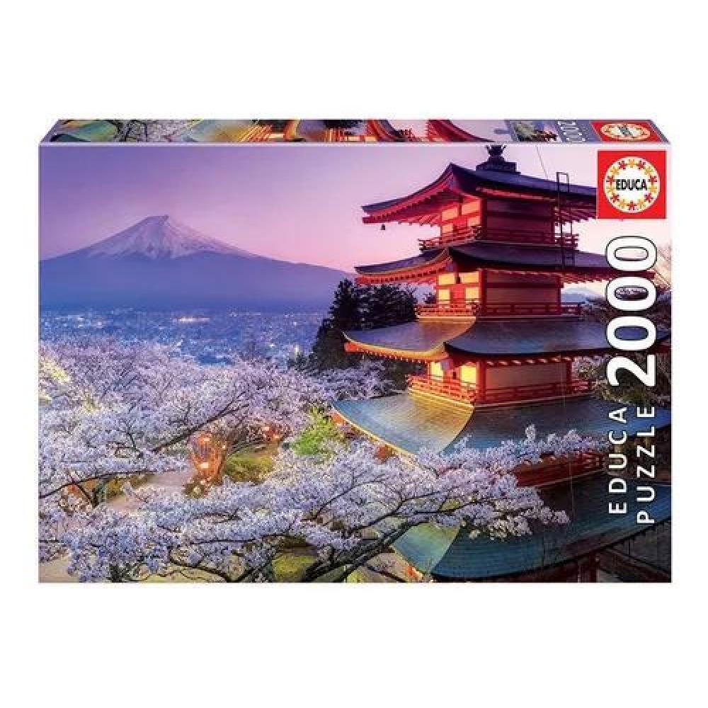 ROMPECABEZAS EDUCA BORRAS DE 2000 PIEZAS, MONTE FUJI, JAPÓN, 16775 - 1