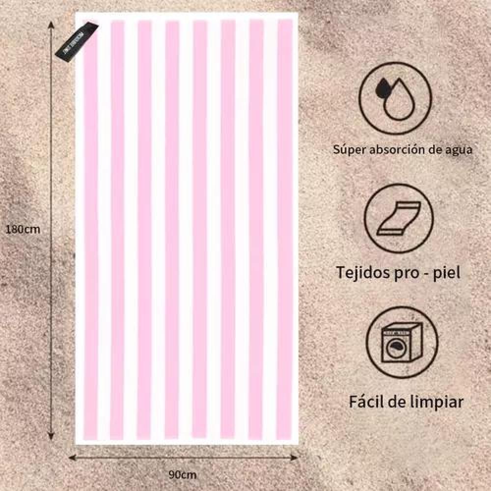 TOALLAS DE MICROFIBRA PARA VIAJES, PLAYA Y YOGA, 180X90 CM - 7