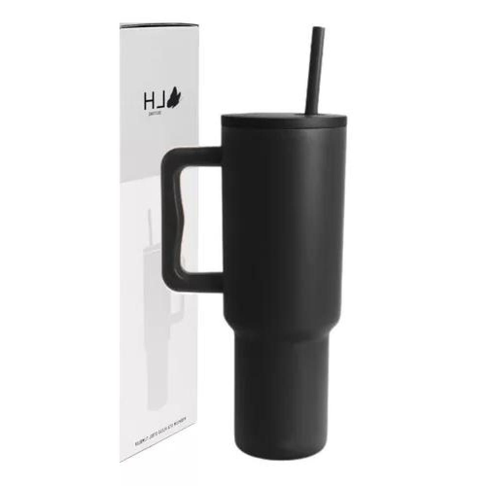 VASO TÉRMICO MUG, 1200 LT, ACERO INOXIDABLE, NEGRO - 2