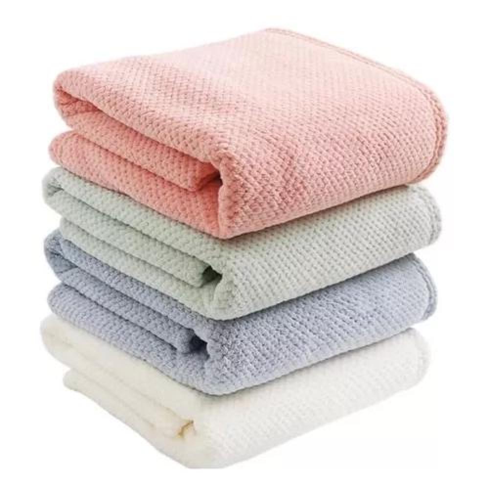 SET DE 6 TOALLAS DE BAÑO DE MICROFIBRA, ALTA CALIDAD, SECADO RÁPIDO - 4