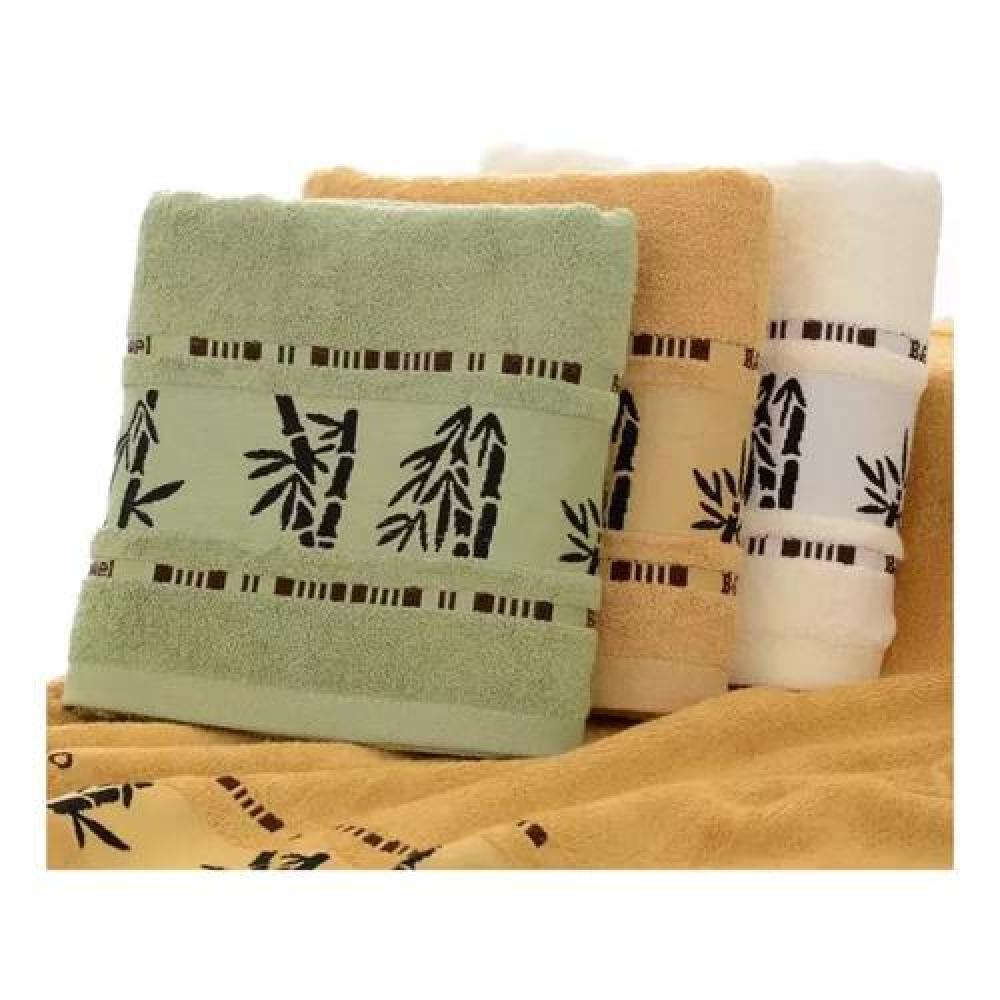 SET DE 6 TOALLAS DE BAÑO DE ALGODÓN, BAMBOO, SÚPER SUAVES - 6