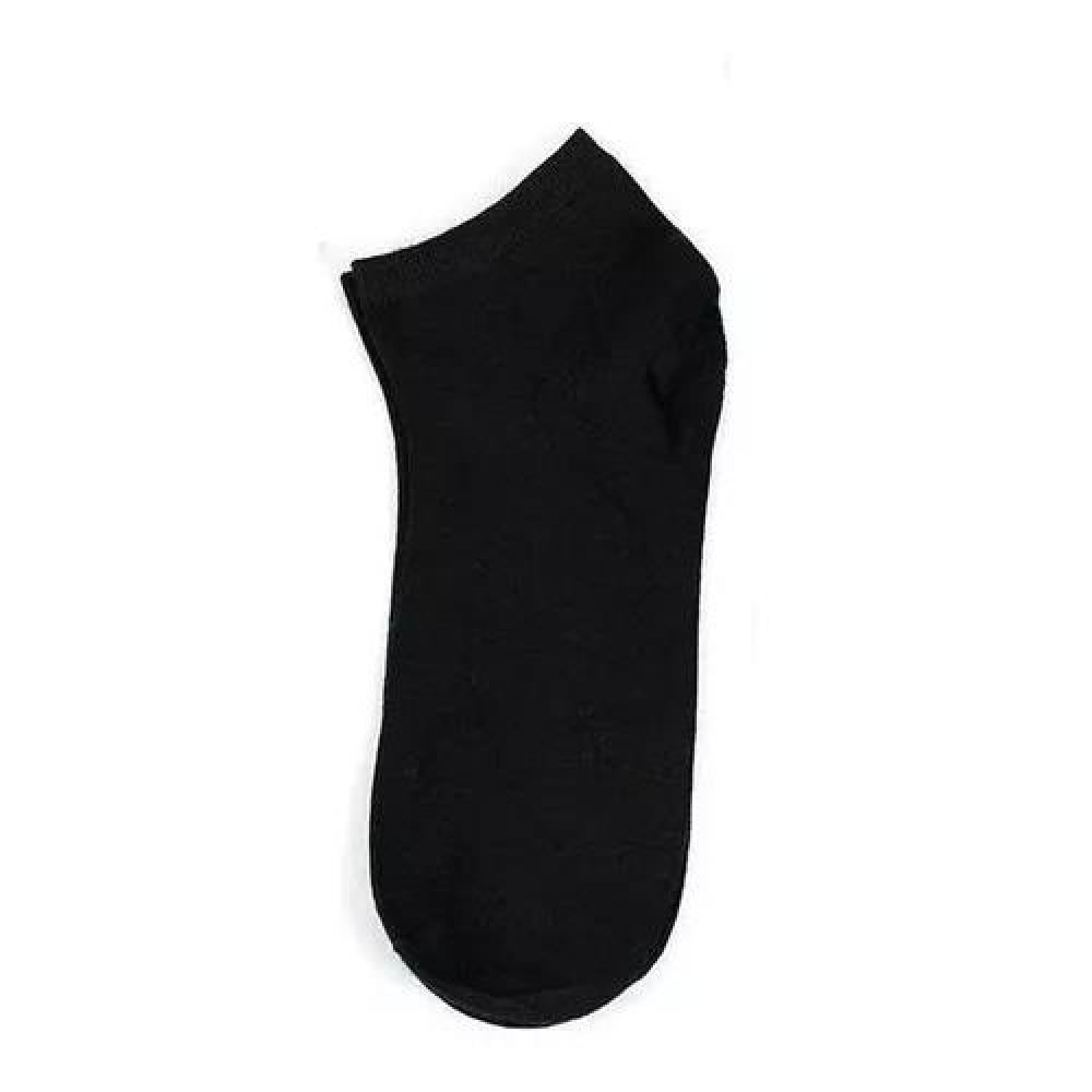 PACK DE 12 PARES DE CALCETINES DE BAMBÚ DEPORTIVOS TOBILLERAS, COLOR NEGRO, TALLA 36-41 - 3