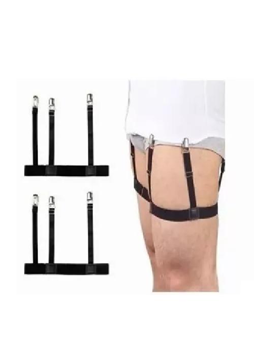 SUSPENSOR, SUJETADOR CAMISA HOMBRE TIRANTES, NEGRO - 4