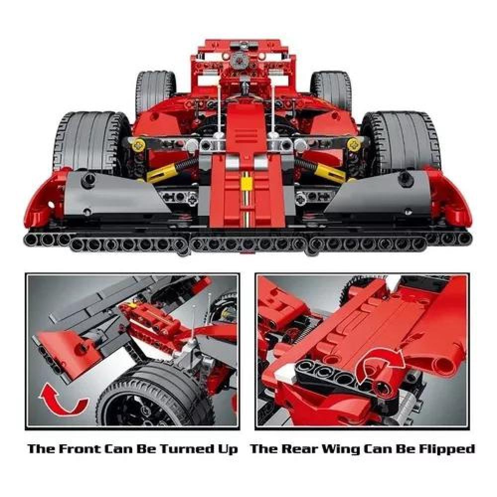 FÓRMULA 1 F1 BLOQUES DE CONSTRUCCIÓN ROJOS - 4