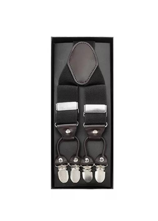 SUSPENSOR HUMITA EN CAJA TIRANTES HOMBRE AJUSTABLE ELÁSTICO, NEGRO - 2