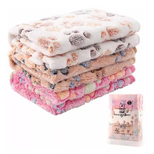 PACK DE 3 MANTAS CÁLIDAS PARA MASCOTAS 60X60 ROSA - 1