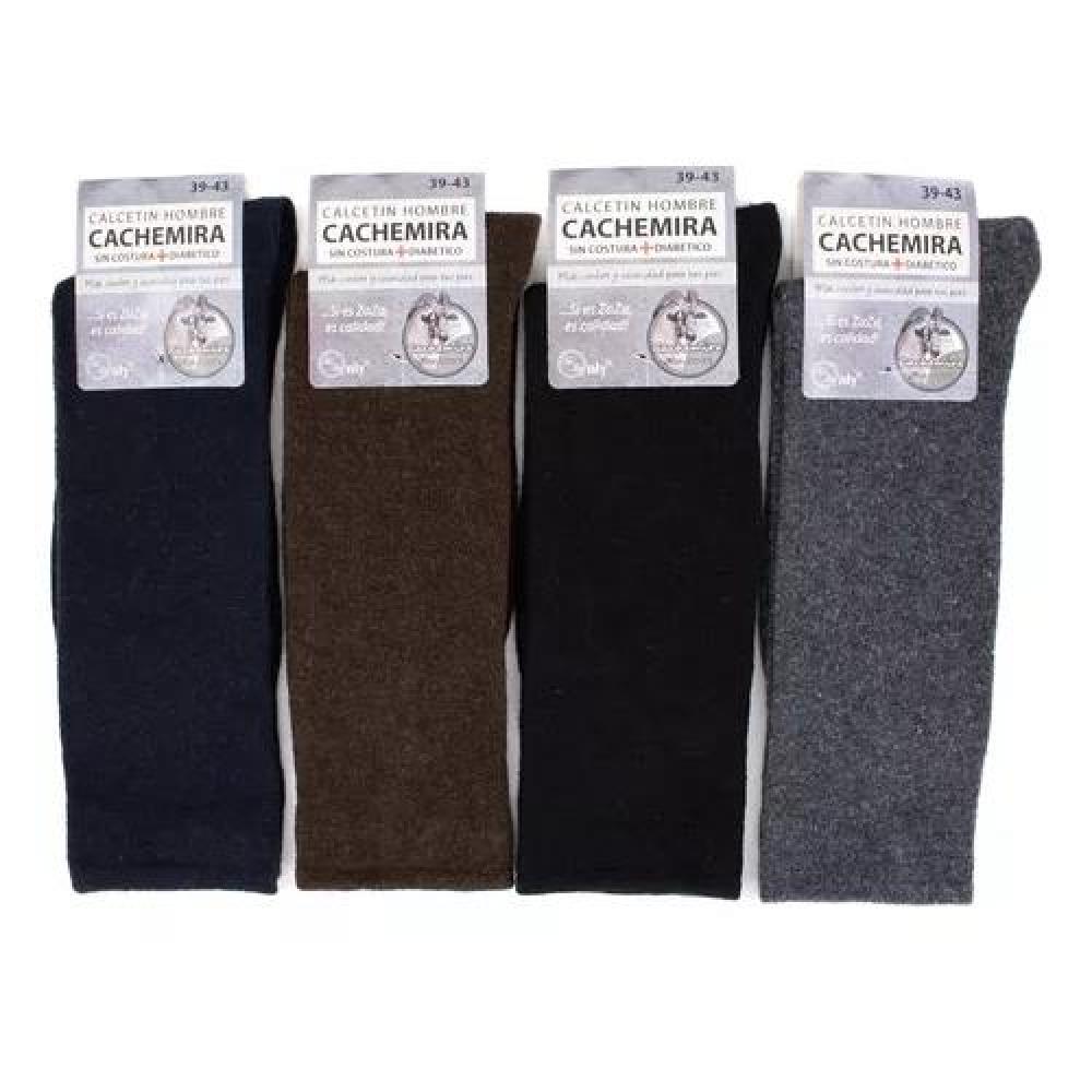 PACK DE 6 CALCETINES TÉRMICOS DE LANA PARA INVIERNO, GRUESOS, SIN COSTURA, COLOR OSCURO - 2