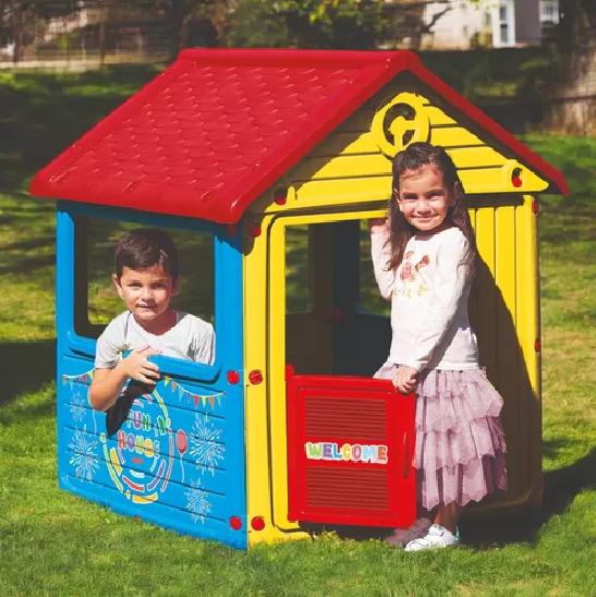 CASA DE JUEGOS INFANTIL 100X104X125 CM MULTICOLOR - 3