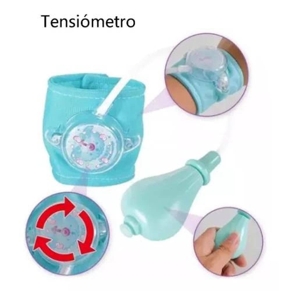 SET DE JUGUETES MÉDICO PARA NIÑOS CON LUZ Y SONIDO BLANCO - 2