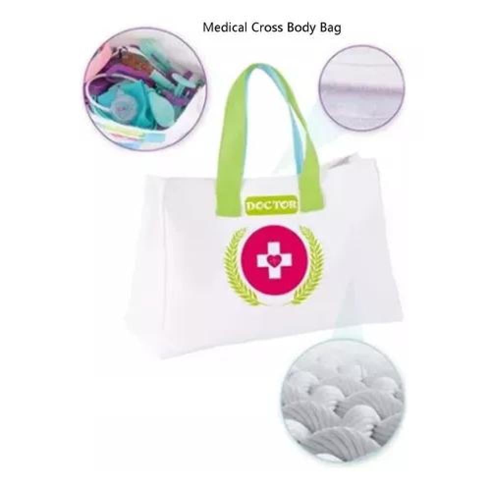 SET DE JUGUETES MÉDICO PARA NIÑOS CON LUZ Y SONIDO BLANCO - 6