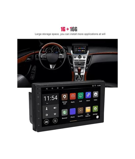 RADIO AUTO 2 DIN ANDROID 9' CON GPS Y WIFI, CONTROL DE VOLANTE, COLOR NEGRO - 5