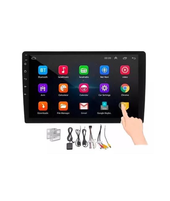RADIO ANDROID 8.1 CON GPS Y MIRROR LINK 9' 2 DIN, COLOR NEGRO - 1