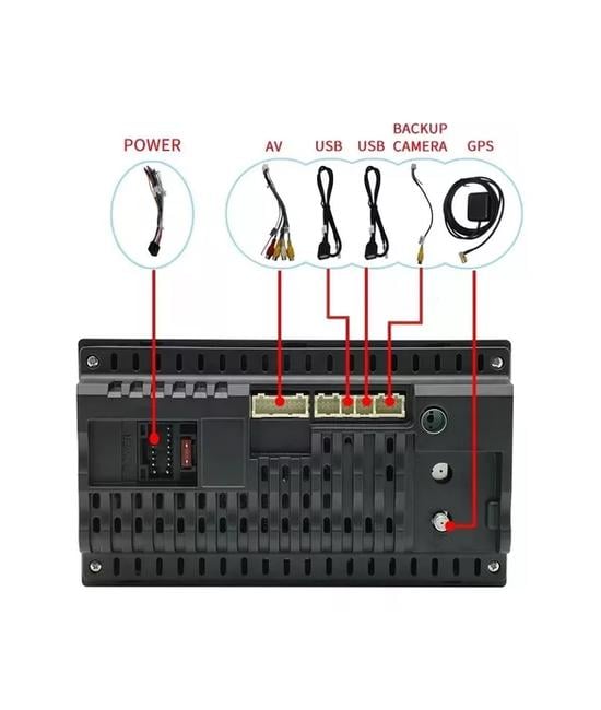 RADIO ANDROID 10.1 CON GPS, BLUETOOTH Y CÁMARA RETROCESO, COLOR NEGRO - 4