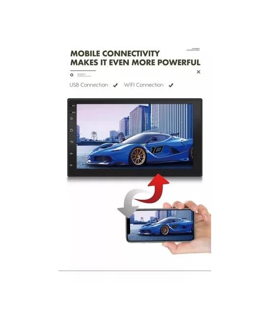 RADIO ANDROID 10.1 CON GPS, BLUETOOTH Y CÁMARA RETROCESO, COLOR NEGRO - 5