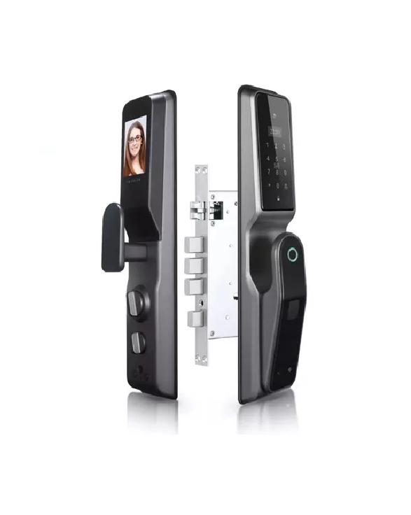 CERRADURA INTELIGENTE DIGITAL ELÉCTRICA TUYA APP CON WIFI NEGRA - 1