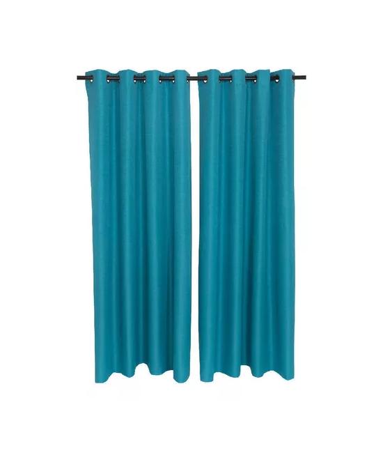 SET CORTINA BLACKOUT TÉRMICO 140X220 CM, COLOR TURQUESA - 2