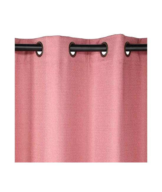 SET BLACKOUT 2 PIEZAS TÉRMICO TEXTURA 140X220 CM, ROSA - 1