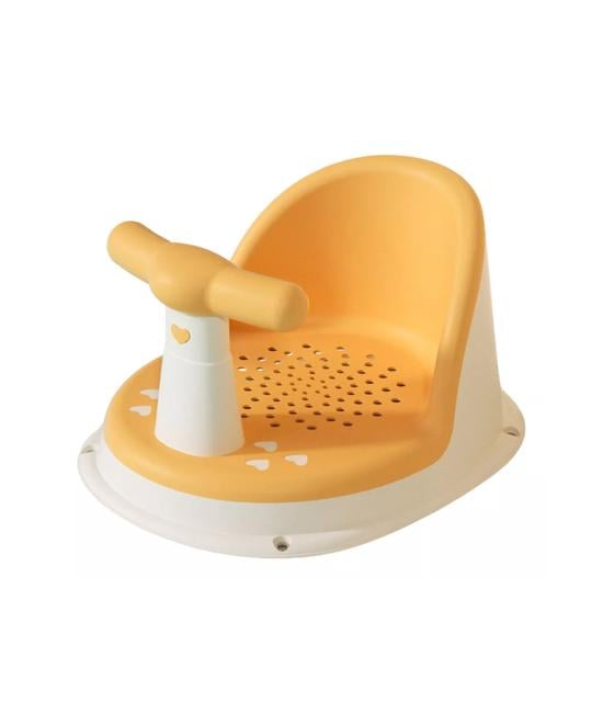 SILLA DE DUCHA PARA BEBÉ, COLOR AMARILLO - 1