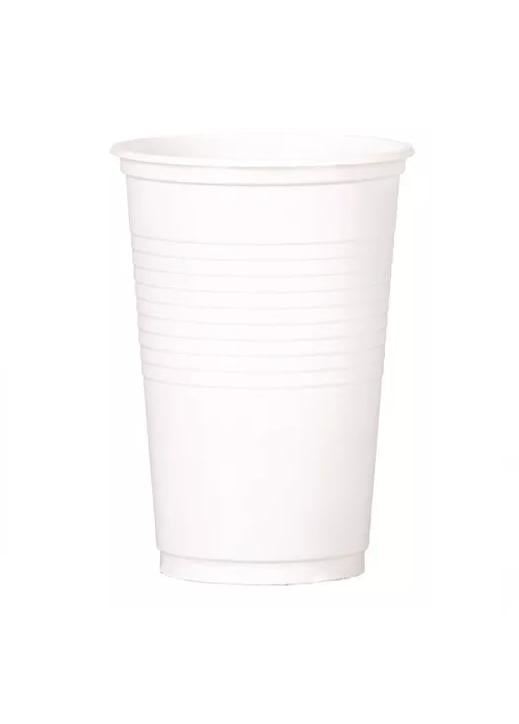 VASO PLÁSTICO BLANCO 7OZ/200CC CAJA 1000 UNID - 1