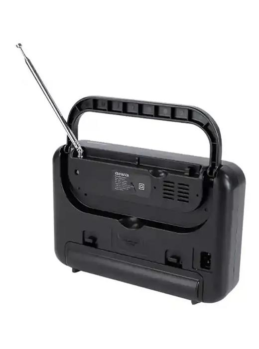 RADIO FM AIWA AWFML4, ANALÓGICO 220V, PORTÁTIL, COLOR NEGRO - 2