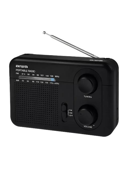 RADIO FM AIWA AWFML4, ANALÓGICO 220V, PORTÁTIL, COLOR NEGRO - 3