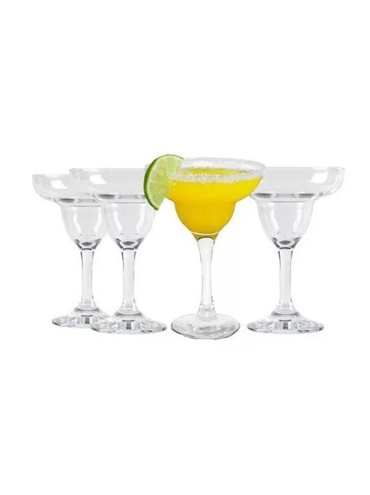 SET 4 VASOS MARGARITA COCTEL TRAGOS TEQUILA CRISTAL GLASSO PREMIUM - 2