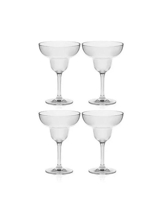SET 4 VASOS MARGARITA COCTEL TRAGOS TEQUILA CRISTAL GLASSO PREMIUM - 3