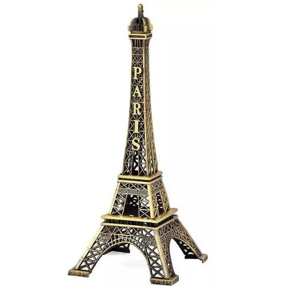 TORRE EIFFEL DE 32 CM, ADORNO, COLOR BRONCE - 1