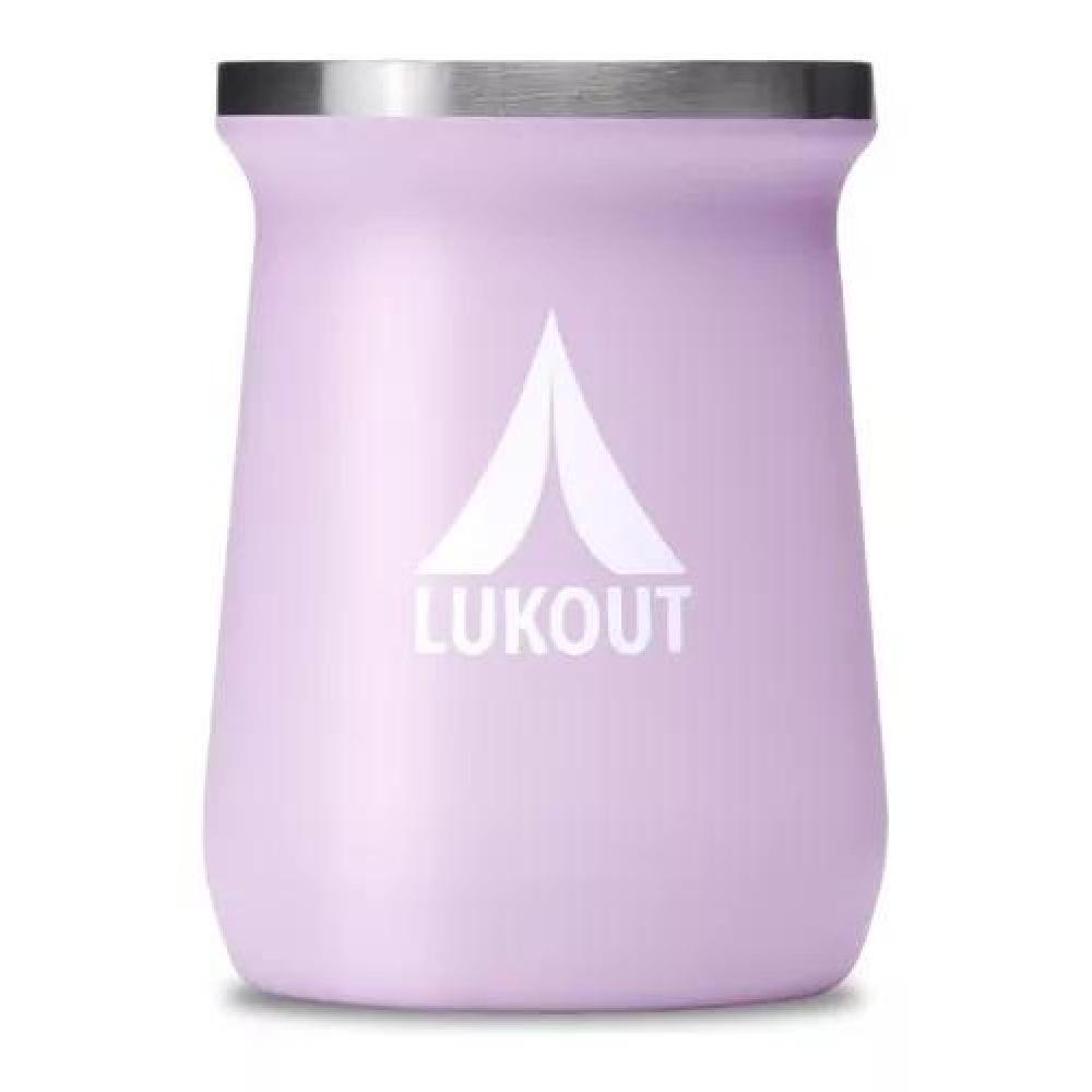 MATE LUKOUT 236 ML + BOMBILLA MATE COLOR LILA - 1