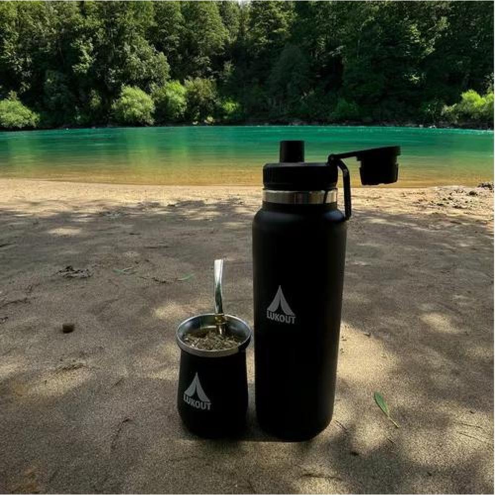 MATE LUKOUT 236 ML + BOMBILLA MATE COLOR LILA - 4