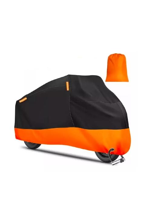FUNDA IMPERMEABLE 100% PROTECTOR CUBRE MOTOS BICICLETAS XL - 1