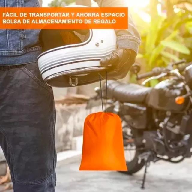 FUNDA IMPERMEABLE 100% PROTECTOR CUBRE MOTOS BICICLETAS XL - 3