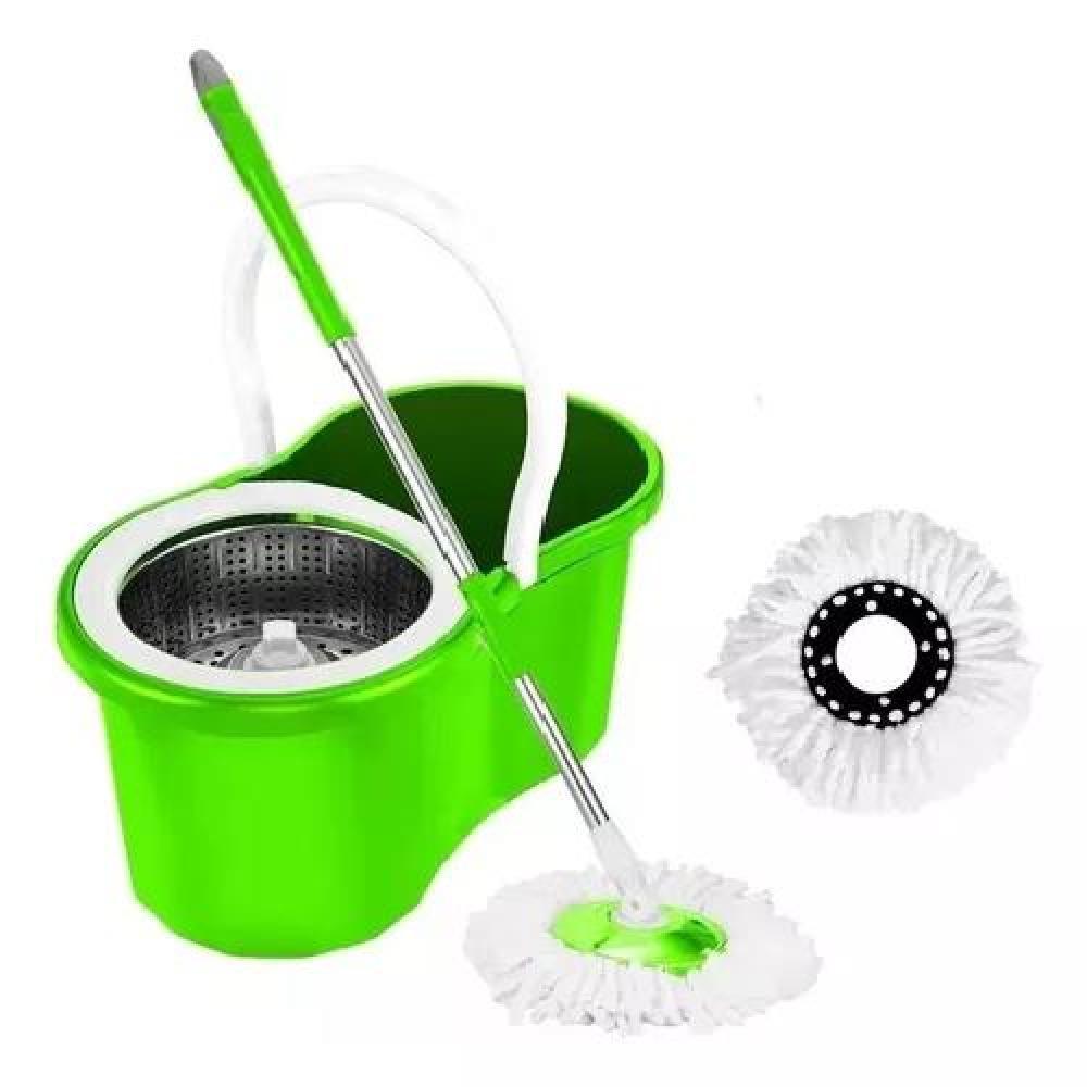 TRAPEADOR GIRATORIO PARA PISO CON MOPA GIR VERDE - 1