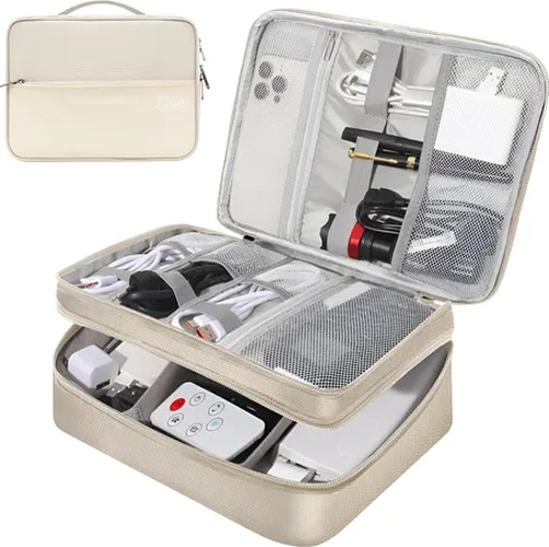 BOLSA ORGANIZADORA CABLES ACCESORIOS ELECTRONICOS - 1