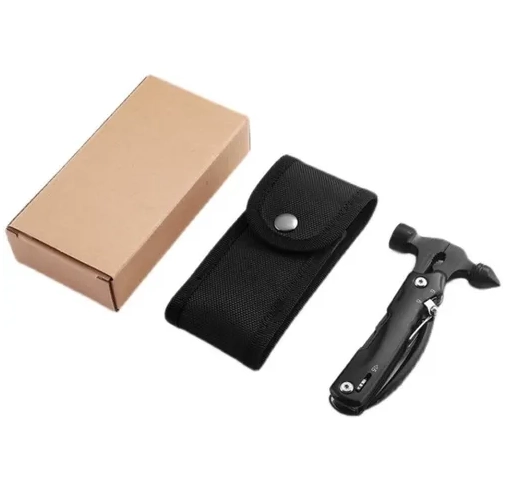 MARTILLO MULTIHERRAMIENTA 12 EN 1 CON MINI ALICATE CAMPING - 6