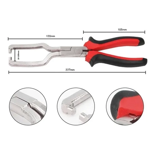 ALICATE EXTRACCION CLIP LINEA COMBUSTIBLE ACERO - 2